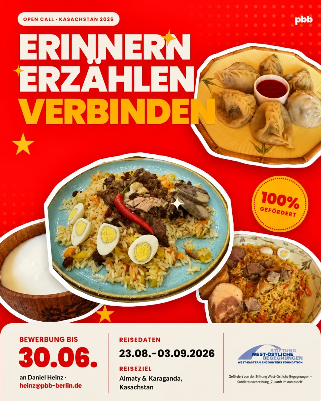 Open Call: Bildungsurlaub in Kasachstan