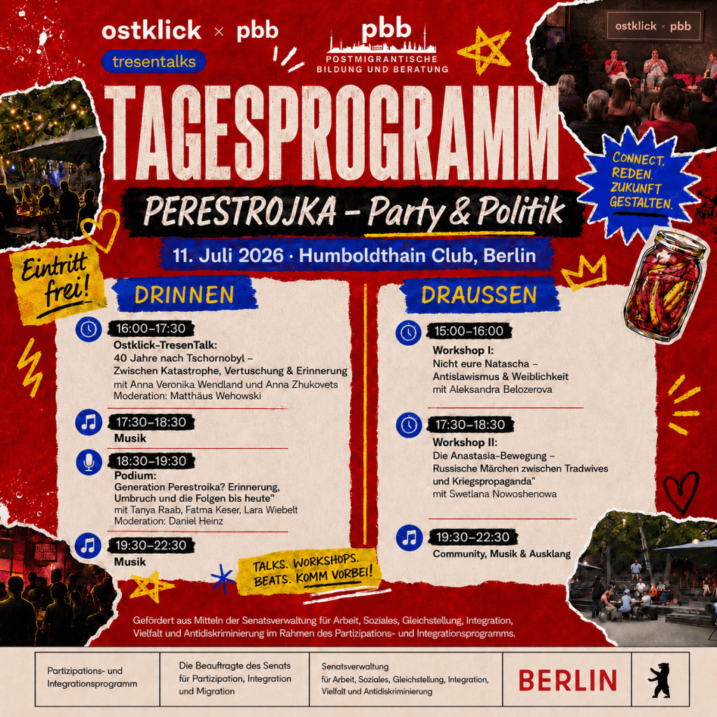 PERESTROJKA – Party & Politik im Humboldthain