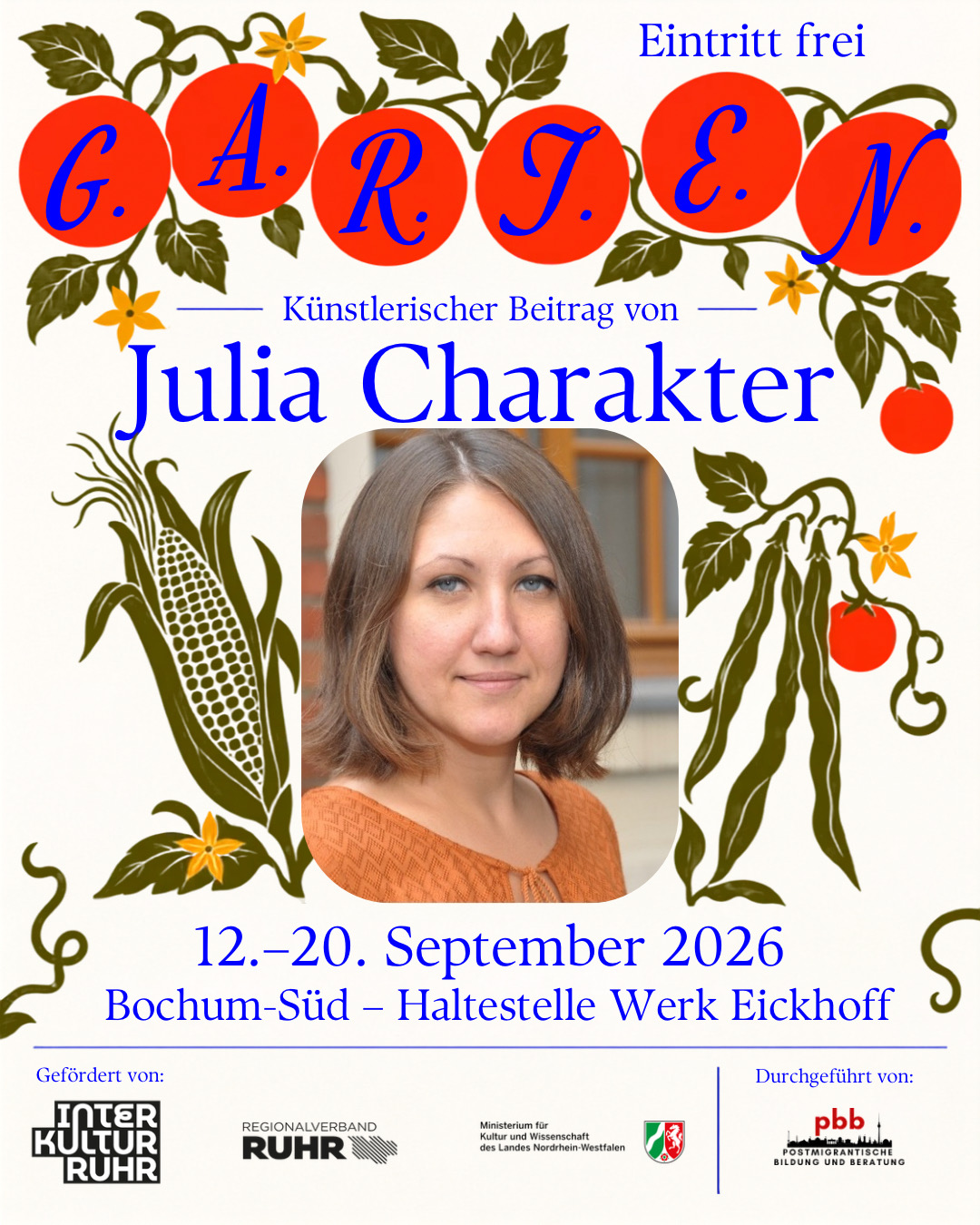 Ankündigung Julia Charakter, Blatt 1