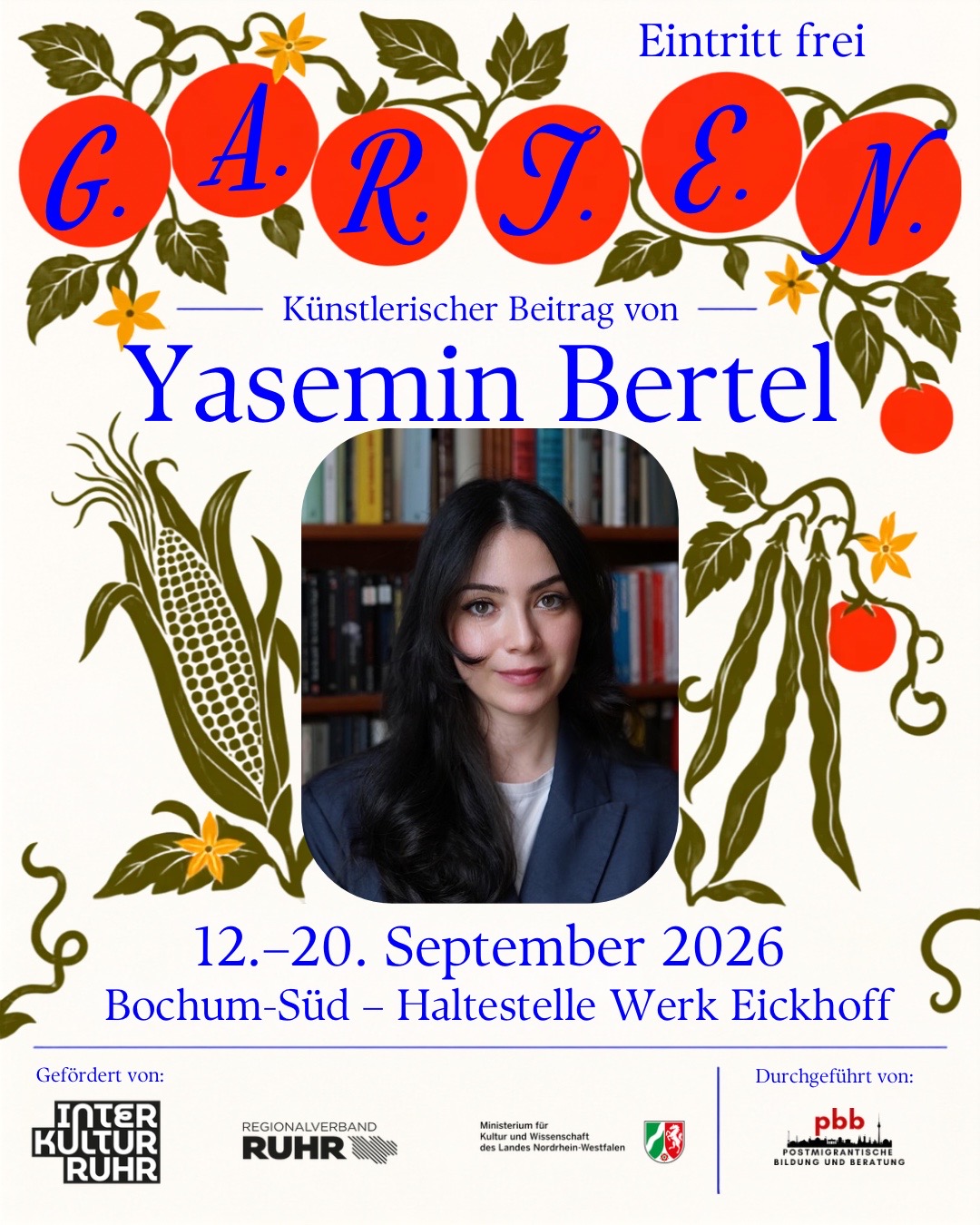 Ankündigung Yasemin Bertel, Blatt 1