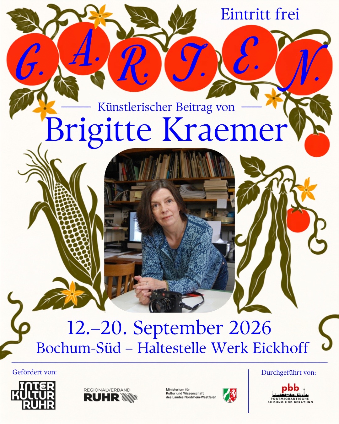 Ankündigung Brigitte Kraemer, Blatt 1